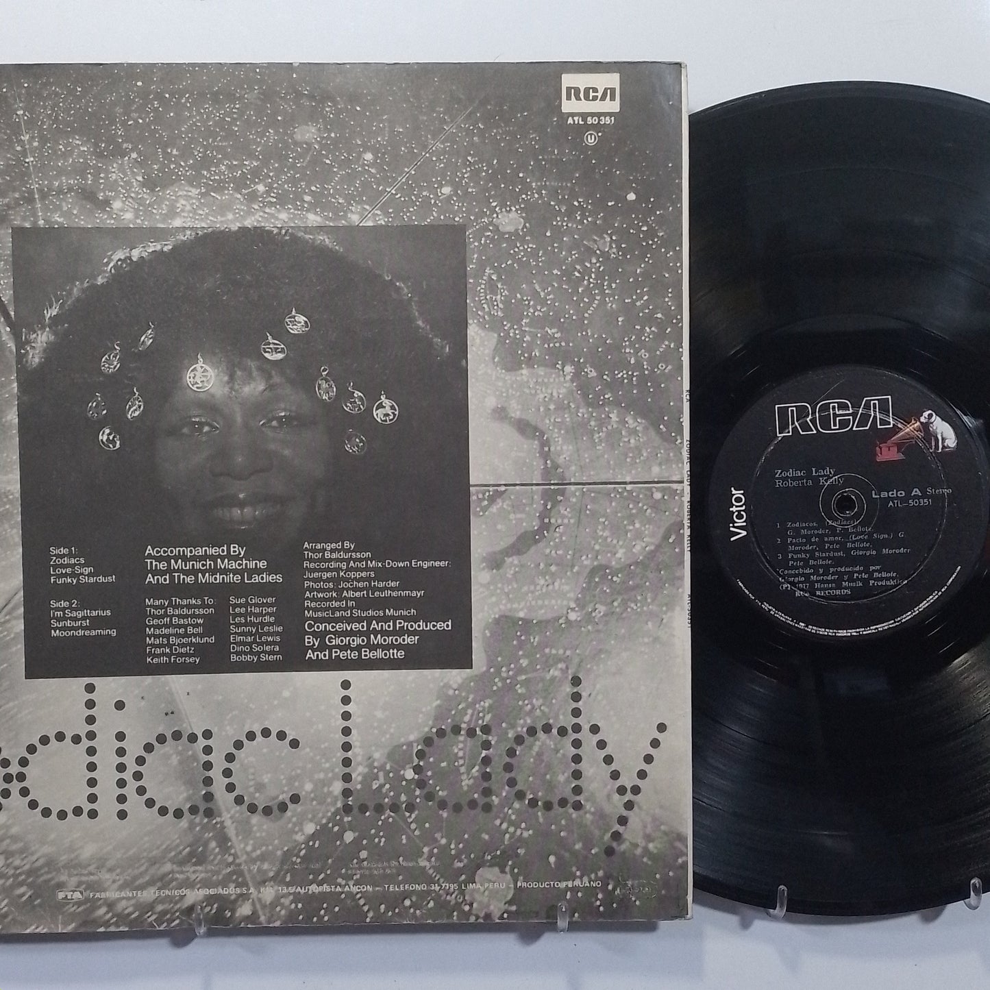 lp Roberta Kelly Zodiac Lady made peru 1977 funk disco
