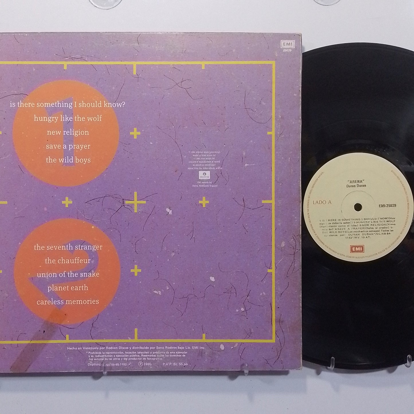 lp Duran Duran Arena made venezuela 1984 electronic pop
