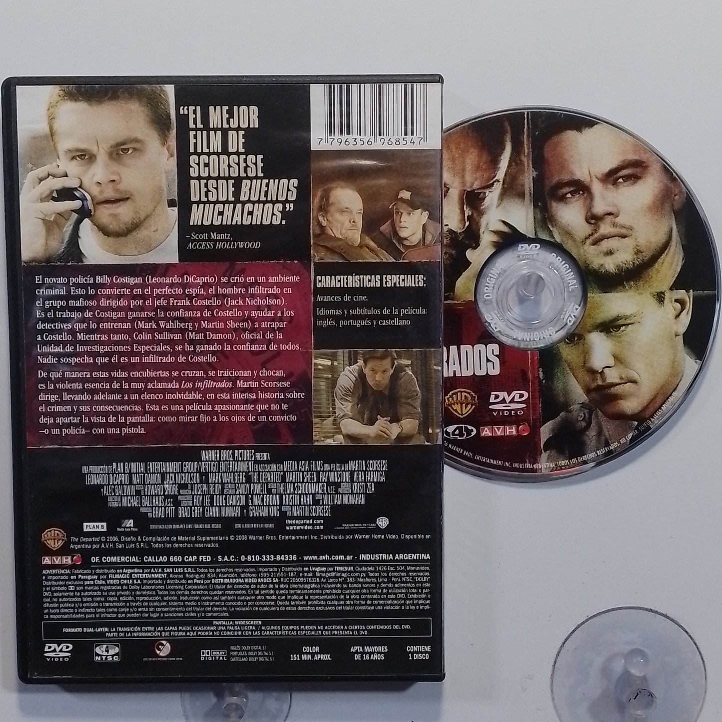 dvd Los Infiltrados made argetina 2006 accion