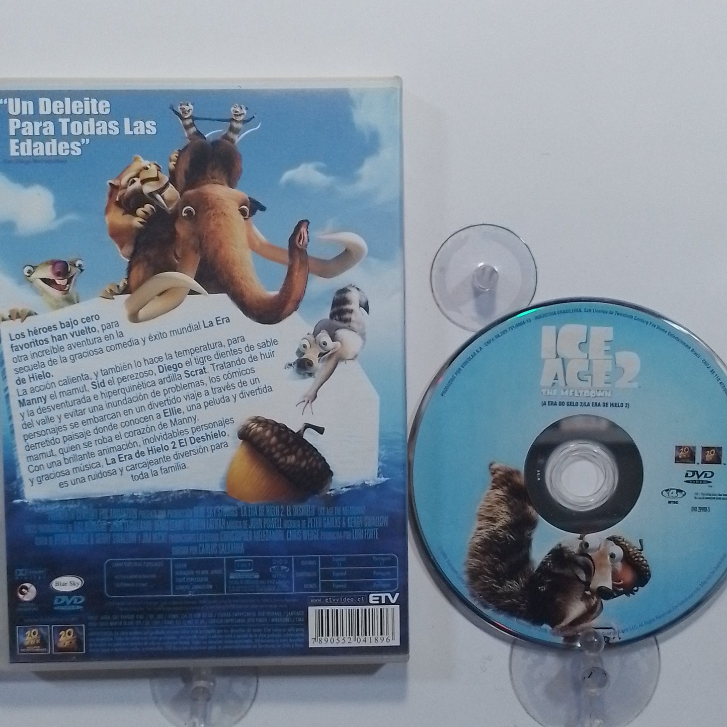 dvd la era de hielo 2 made brasil 2006 animacion