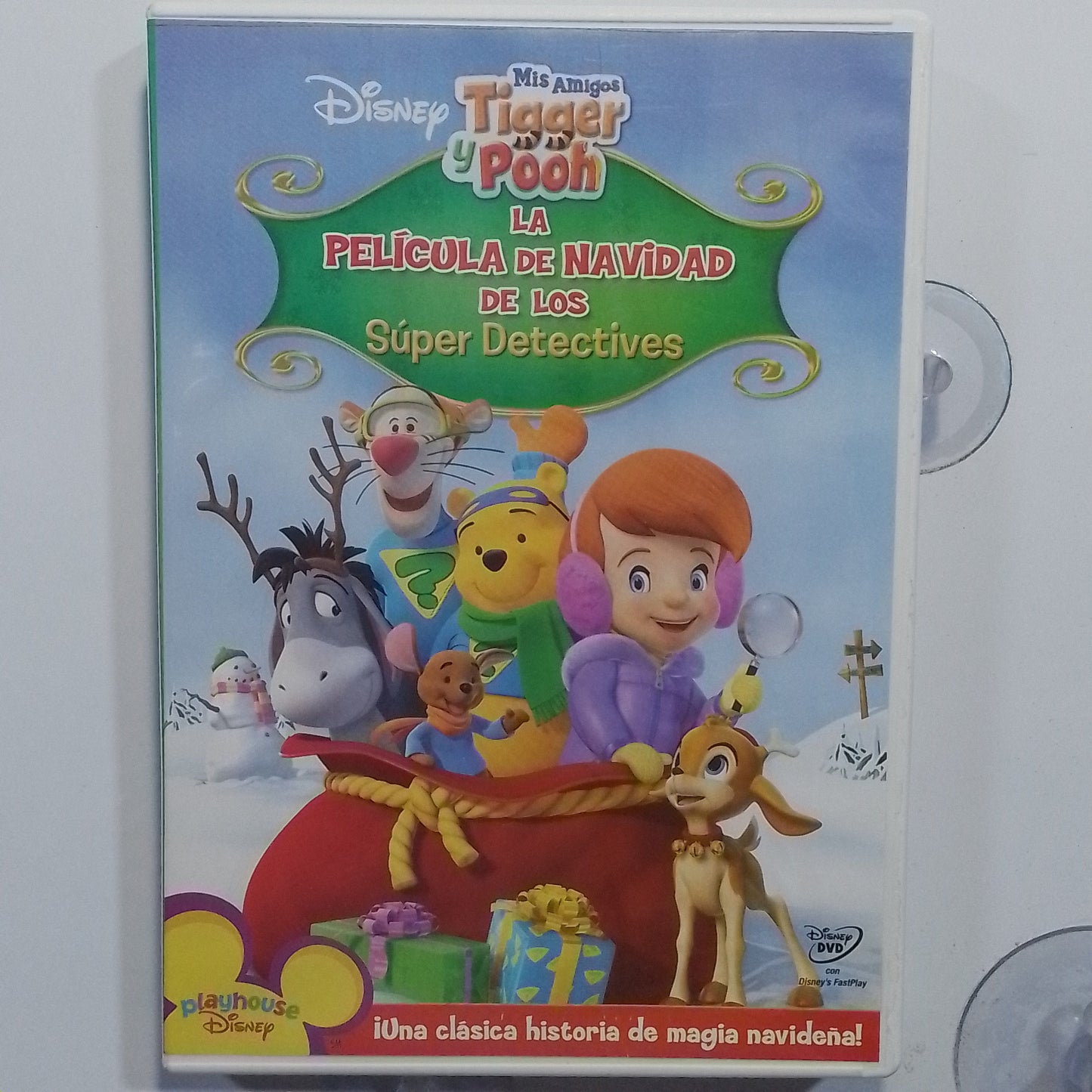 dvd mis amigos tigger y pooh la pelicula de navidad de los super detectives made usa 2007 animacion