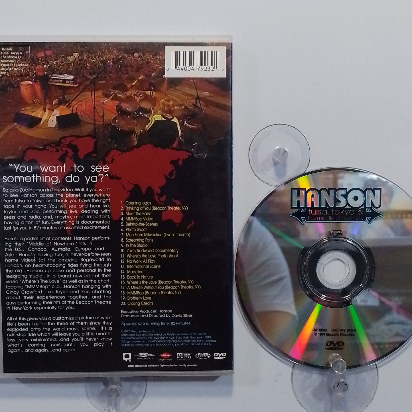 dvd Hanson Tulsa Tokyo & the Middle of Nowhere made usa 1998 musical