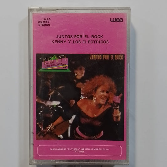 cassette Kenny Y Los Electricos Juntos Por El Rock made peru 1985 latin rock