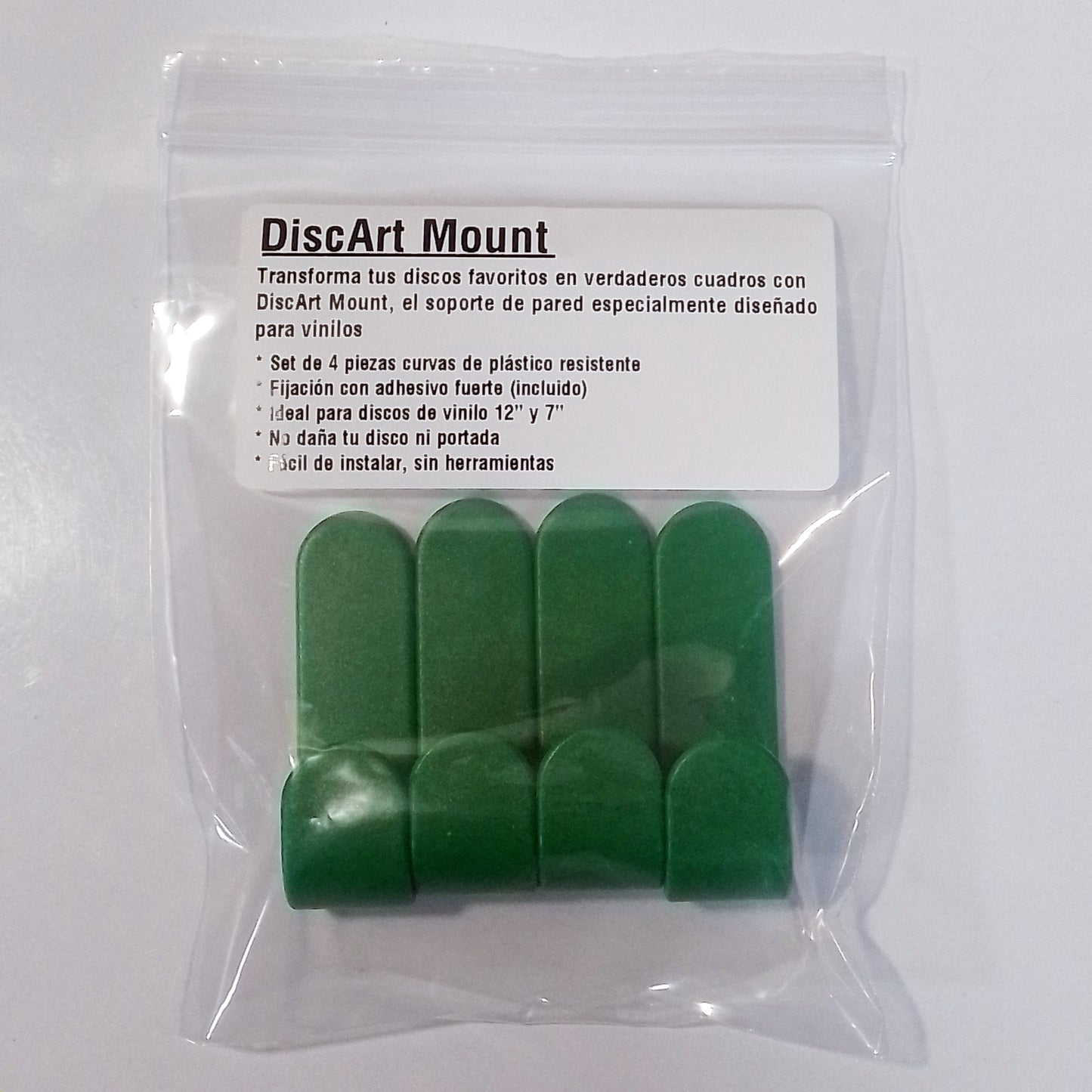 soporte para discos de vinilo lp discart mount facil de instalar verde