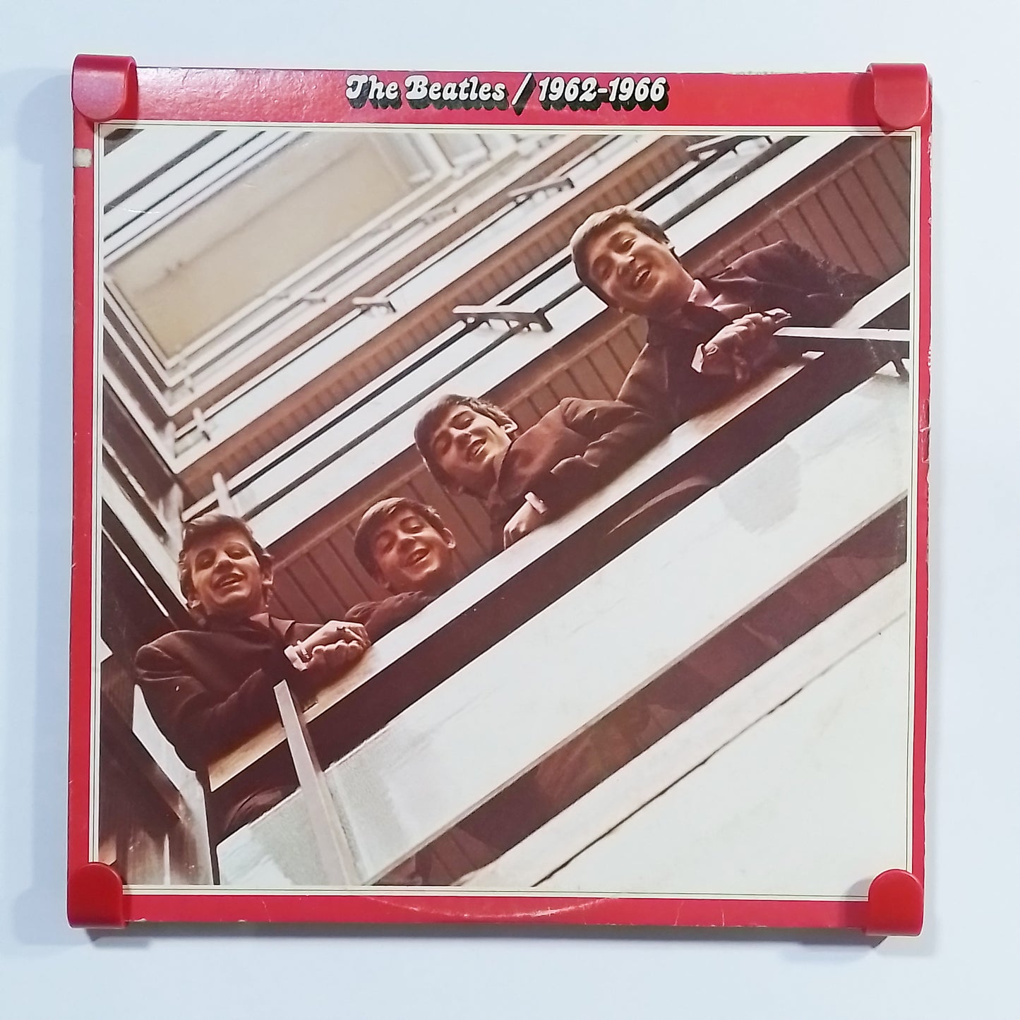 soporte para discos de vinilo lp discart mount facil de instalar rojo