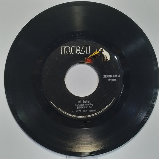 single 7" Boney M El Lute / Gotta Go Home made peru 1979 pop disco