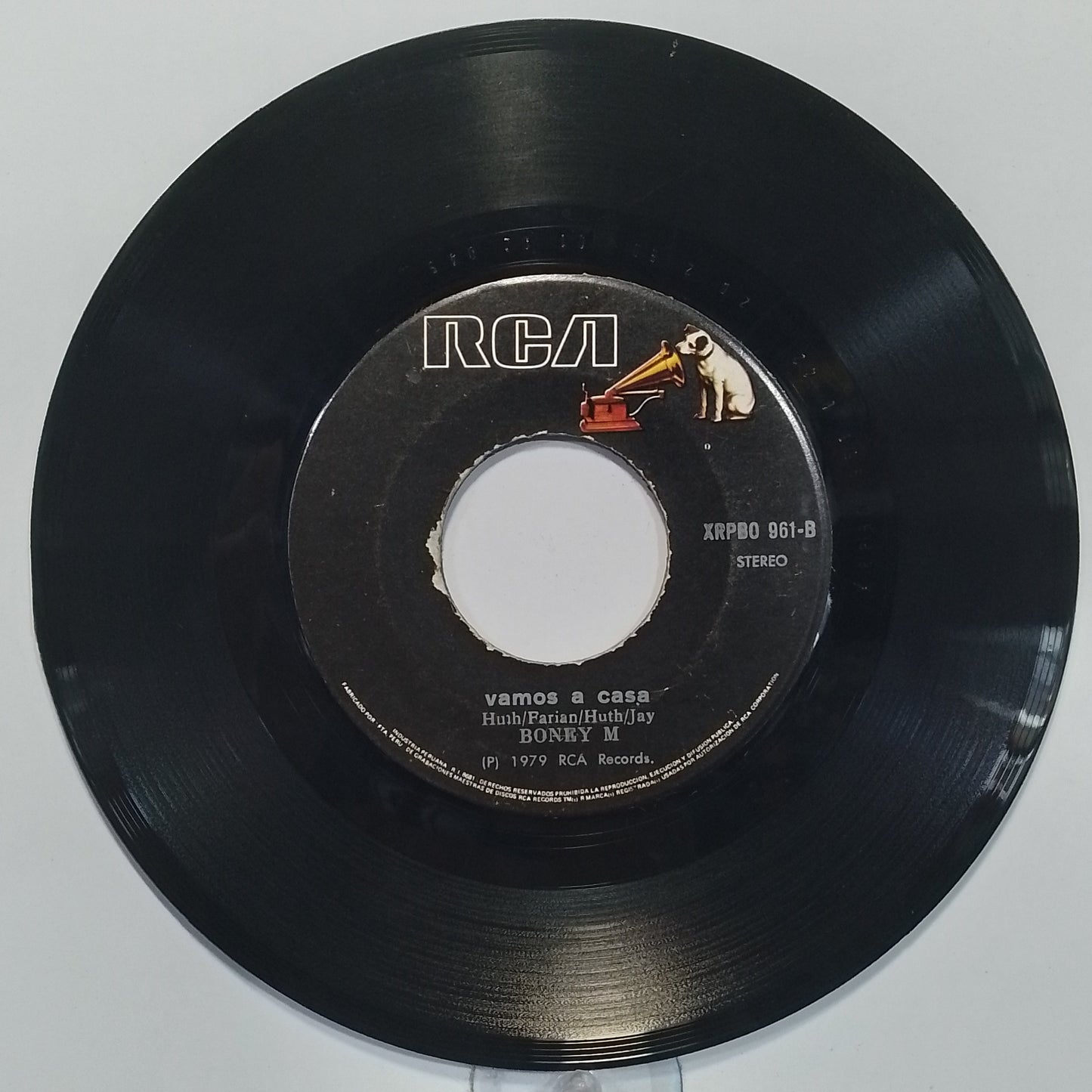 single 7" Boney M El Lute / Gotta Go Home made peru 1979 pop disco