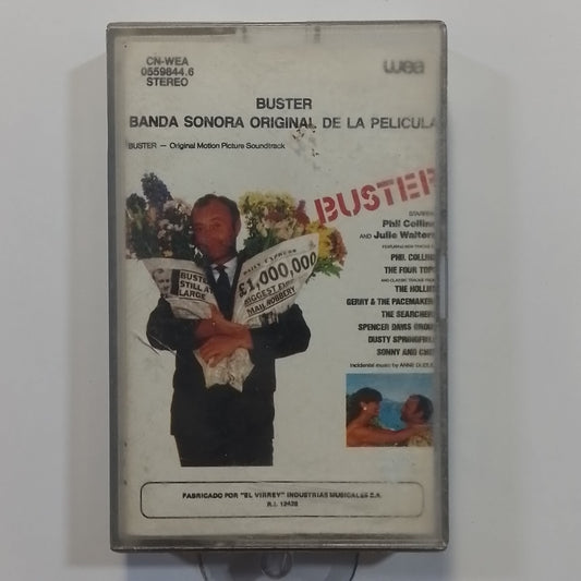 cassette Buster Original Motion Picture Soundtrack Phil Collins The Hollies Anne Dudley varios made peru 1988 soundtrack