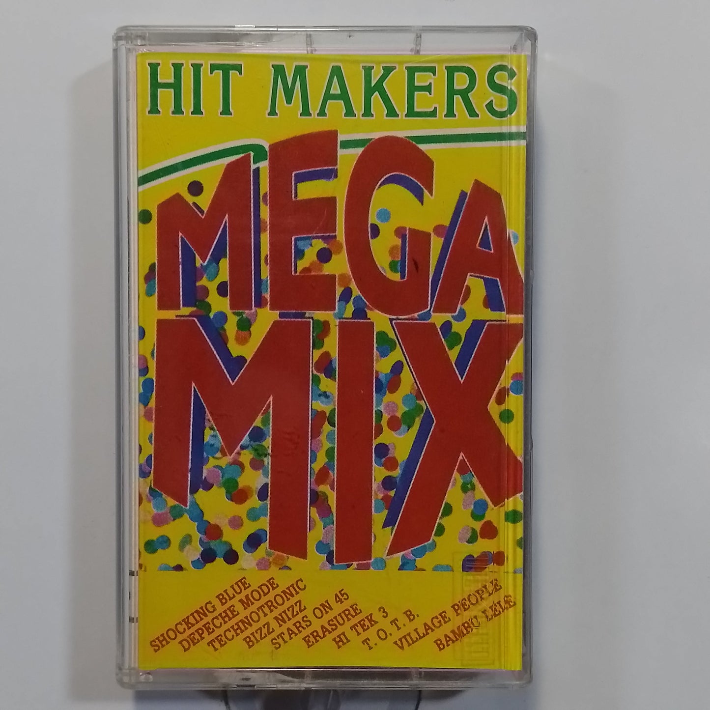 cassette Hit Makers Mega Mix Technotronic Depeche Mode Erasure varios made peru 1990 Disco New Wave Eurobeat