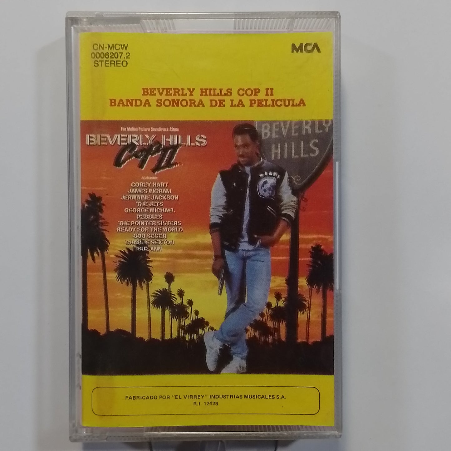 cassette Beverly Hills Cop II Bob Seger George Michael The Jets varios made peru 1987 soundtrack