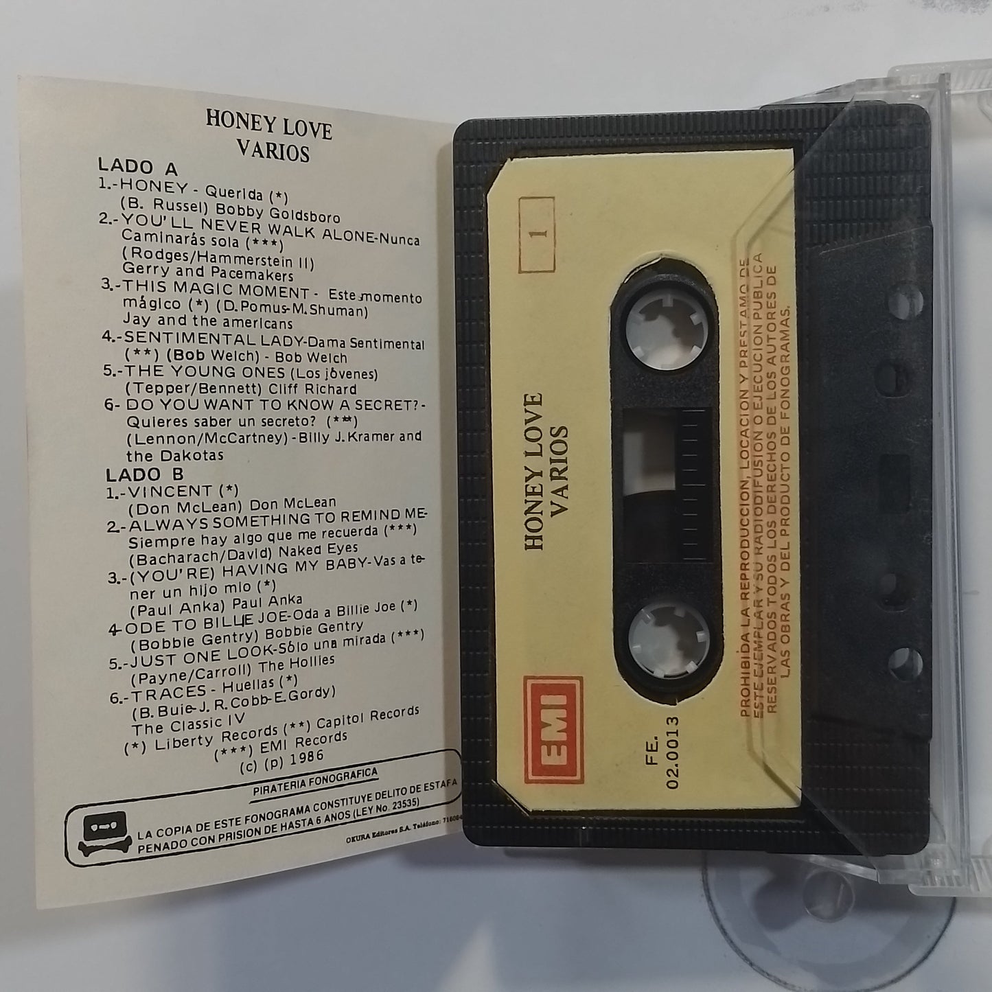 single 7" honey love the hollies gerry and pacemakers naked eyes varios made peru 1986 pop rock