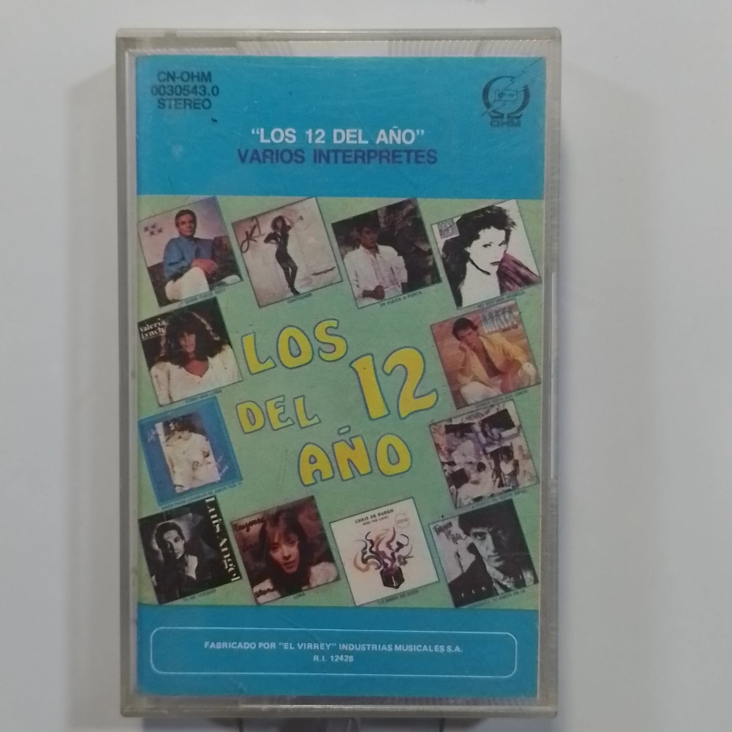cassette los 12 del año suzanne vega chris de burgh franco de vita varios made peru 1987 pop rock