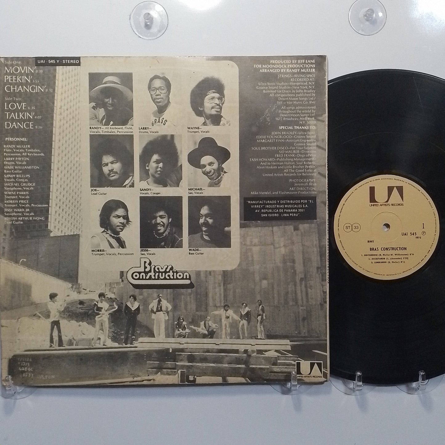 lp Brass Construction Brass Construction made peru 1975 funk soul