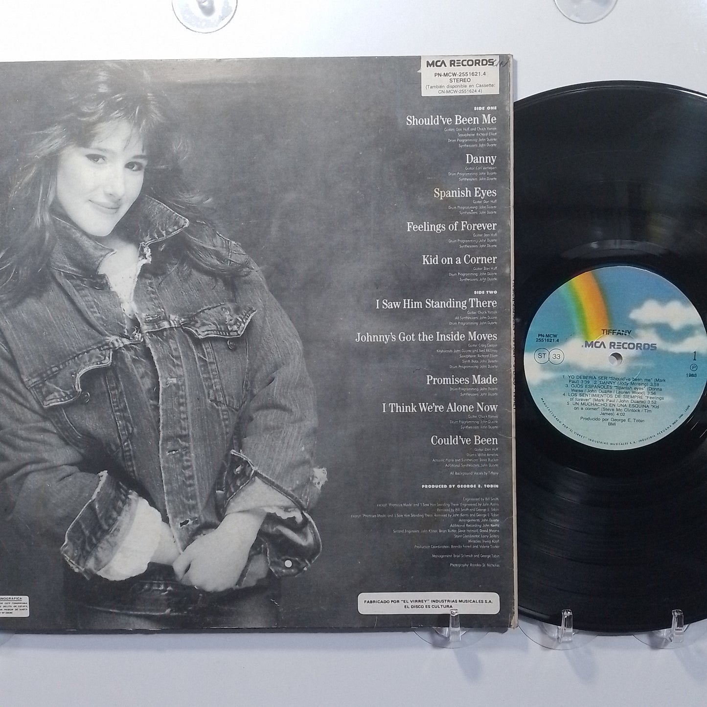 lp Tiffany Tiffany made peru 1987 pop