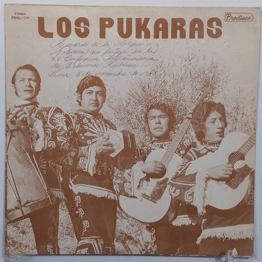 lp Los Pukaras Los Pukaras made bolivia 1980 andean folk
