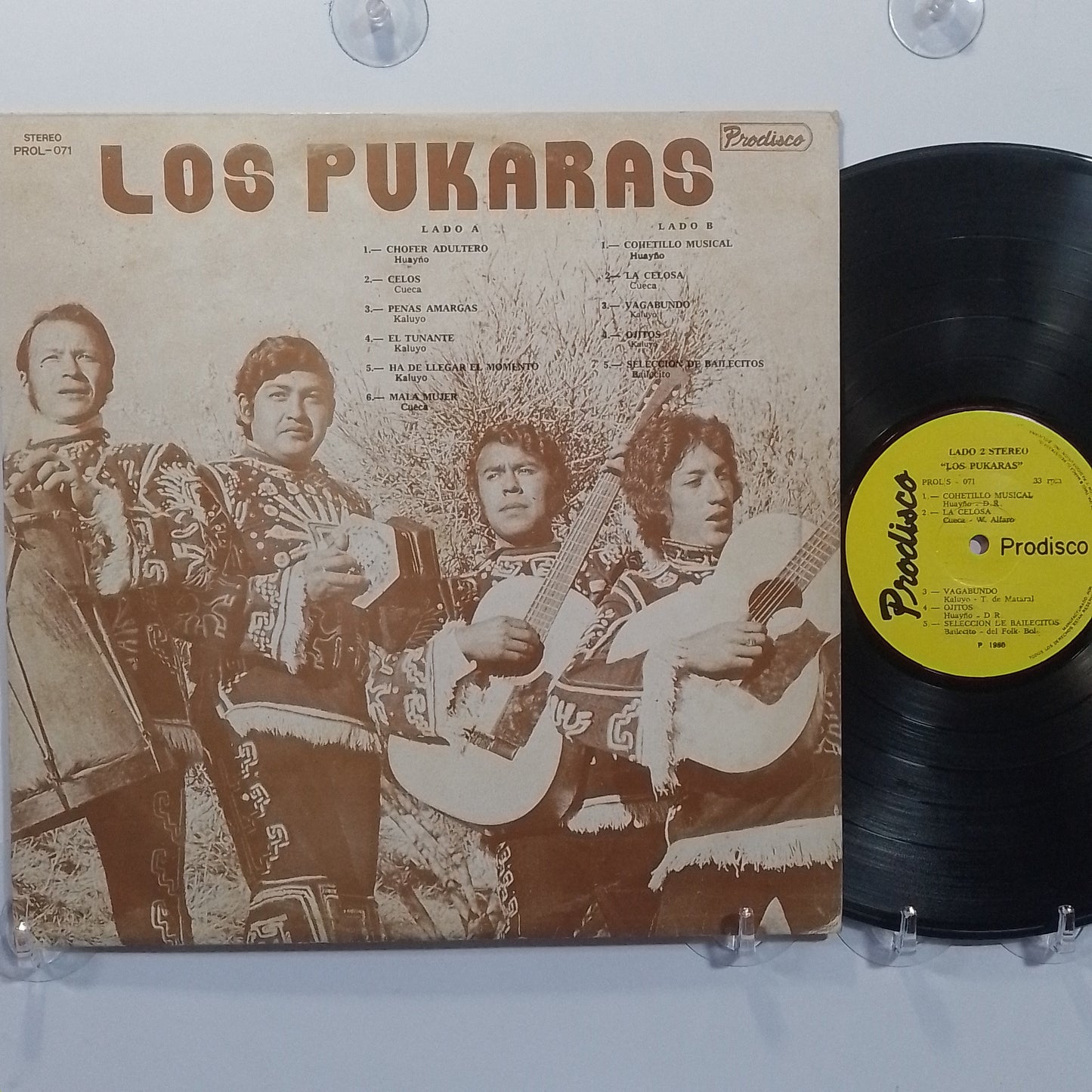 lp Los Pukaras Los Pukaras made bolivia 1980 andean folk