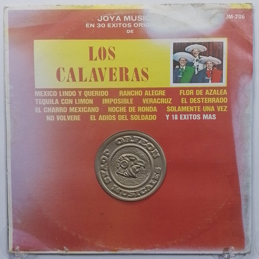 x3 lp Los Calaveras Joya Musical En 30 Exitos Originales made mexico 1980 ranchera folk