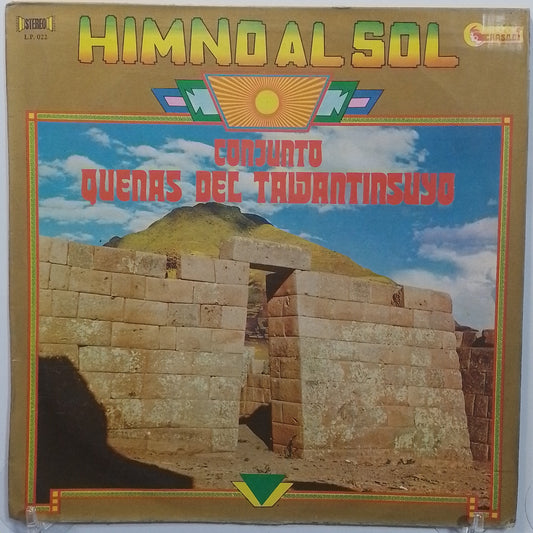lp conjunto quenas del tahuantinsuyo himno al sol made peru 1980 huayno folk