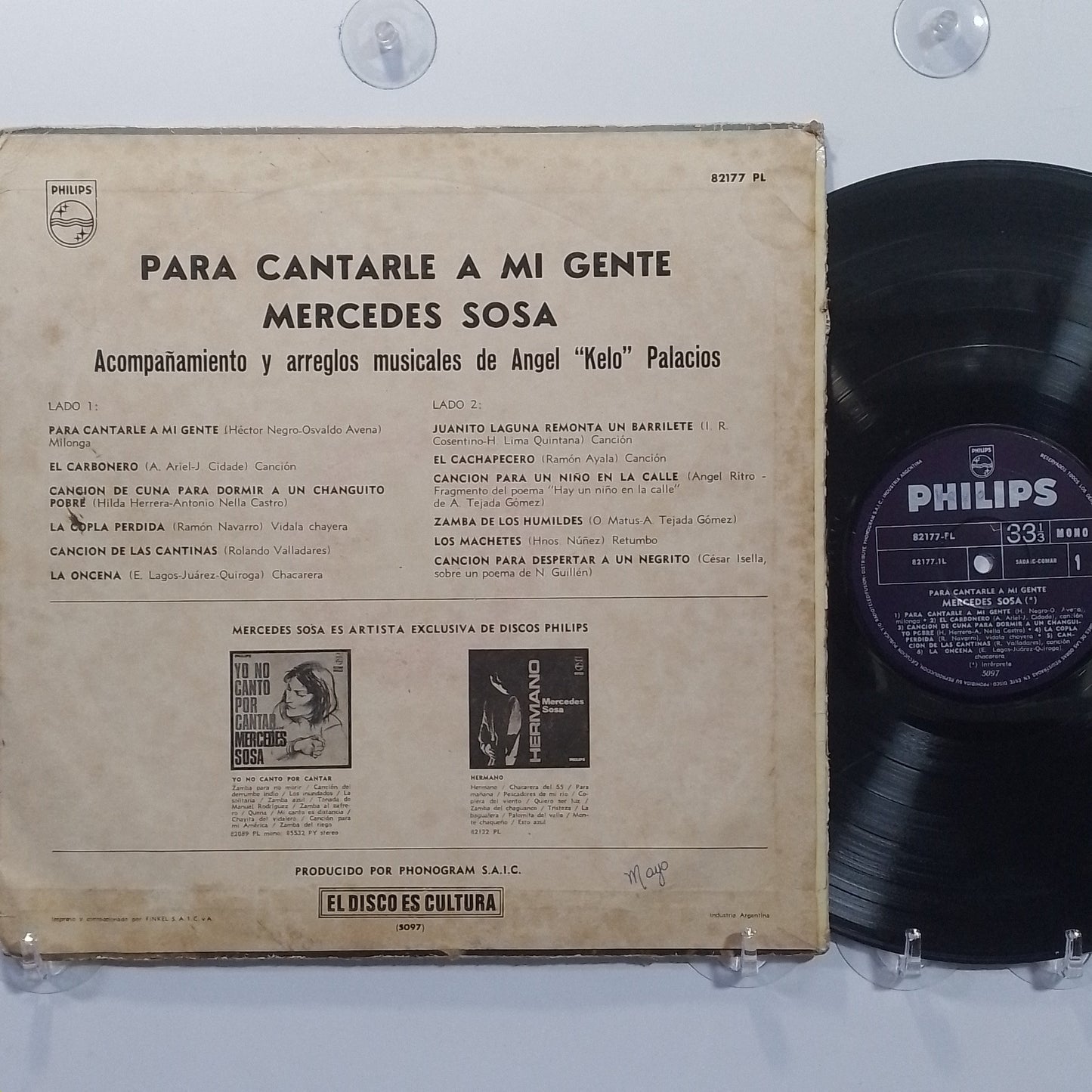lp Mercedes Sosa Para Cantarle A Mi Gente made argentina 1967 latin folk