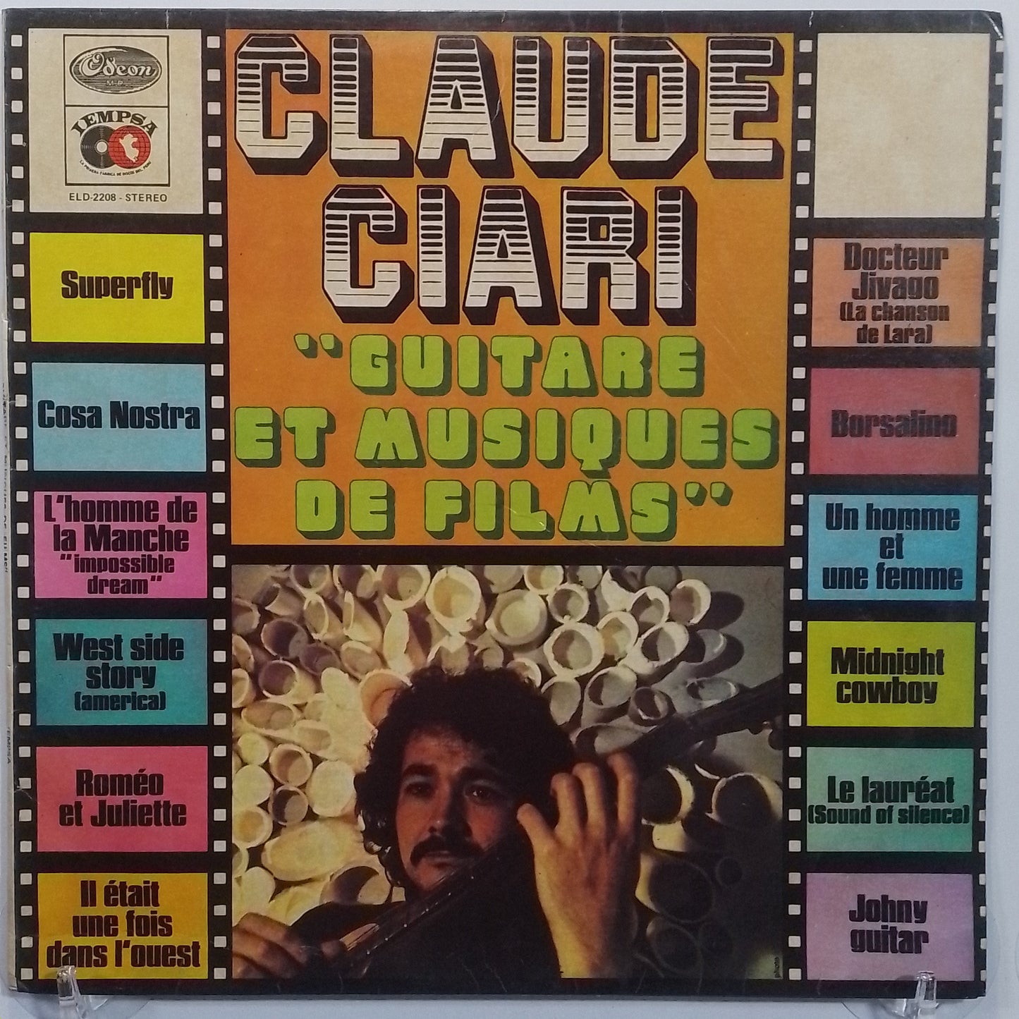lp Claude Ciari Guitare Et Musiques De Films made peru 1973 instrumental