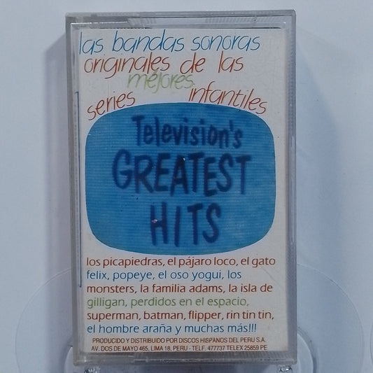 cassette televisions greatest hits series infantiles los picapiedras bugs bynny popeye varios made peru 1988 soundtrack