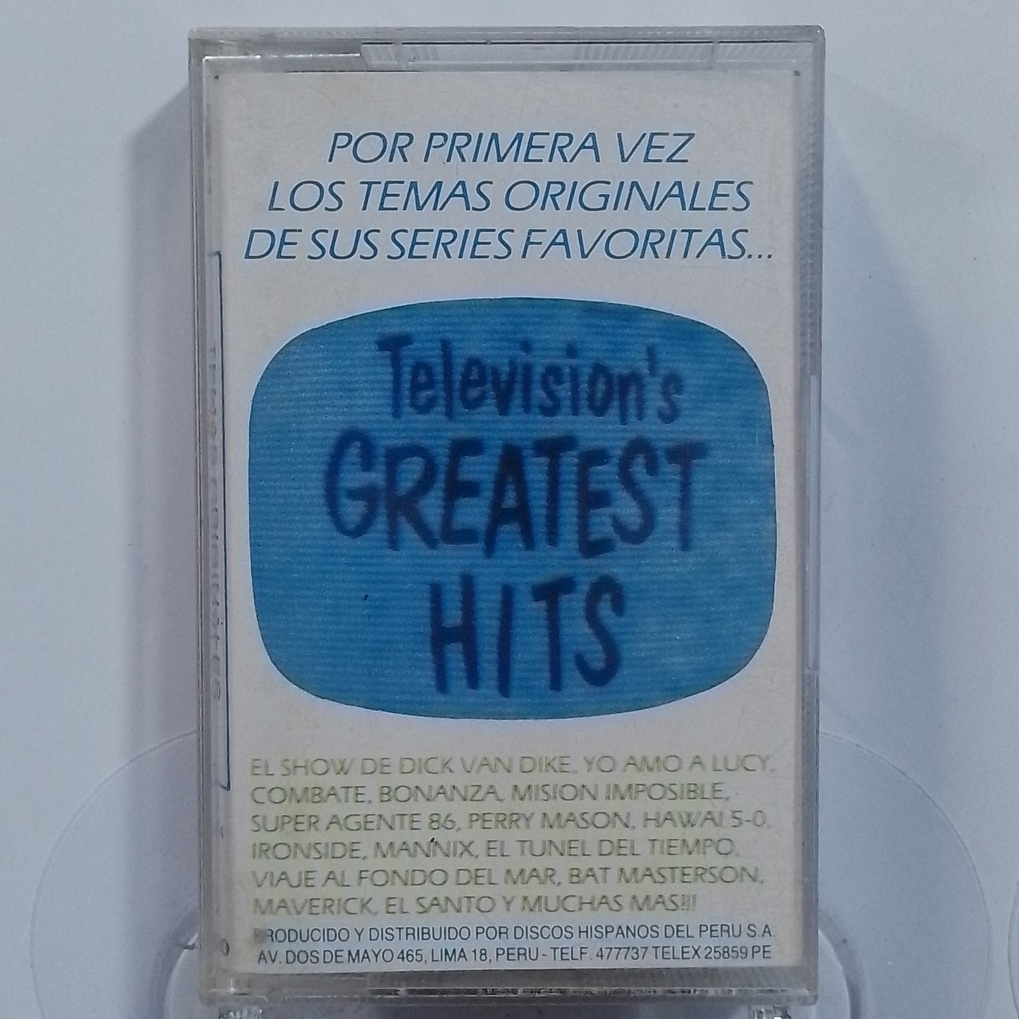cassette televisions greatest hits series television bonanza el avispon verde mision imposible varios made peru 1988 soundtrack
