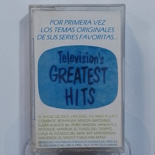 cassette televisions greatest hits series television bonanza el avispon verde mision imposible varios made peru 1988 soundtrack