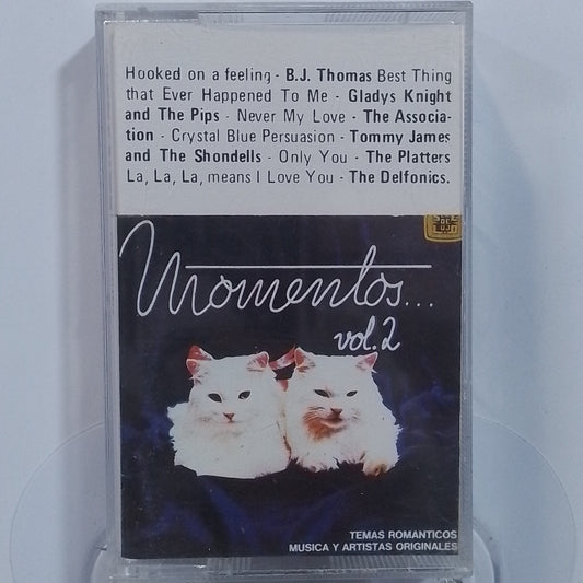 cassette Momentos Vol 2 B.J. Thomas The Platters Mary Hopkin varios made peru 1980 pop rock