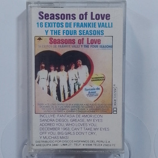cassette frankie valli y the four season season of love 16 exitos made peru 1987 rock