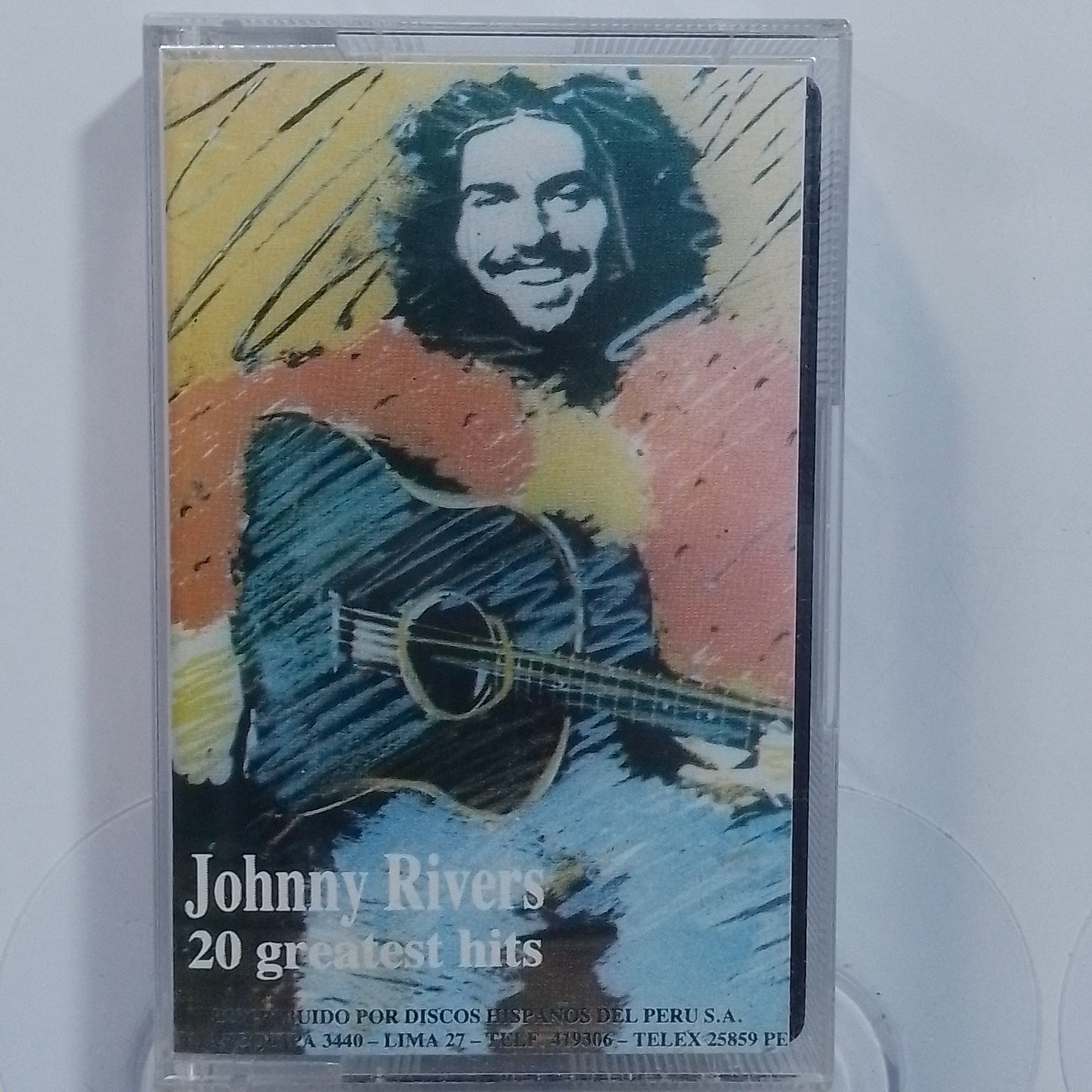 cassette Johnny Rivers 20 Greatest Hits made peru 1987 rock