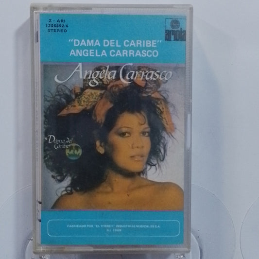 cassette Angela Carrasco Dama Del Caribe made peru 1985 balada latin