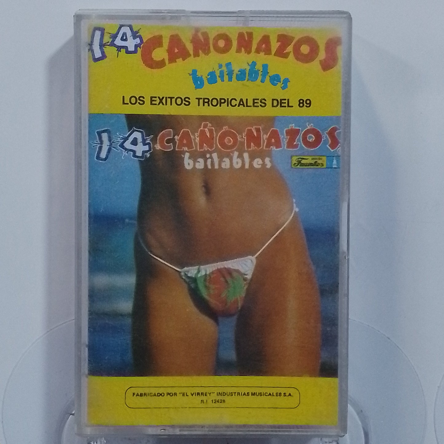 cassette 14 Cañonazos Bailables los titanes fruko latin brothers varios made peru 1988 salsa
