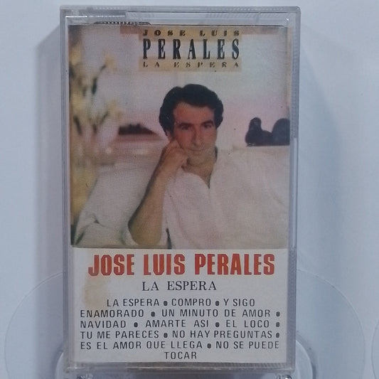 cassette Jose Luis Perales La Espera made peru 1988 latin pop