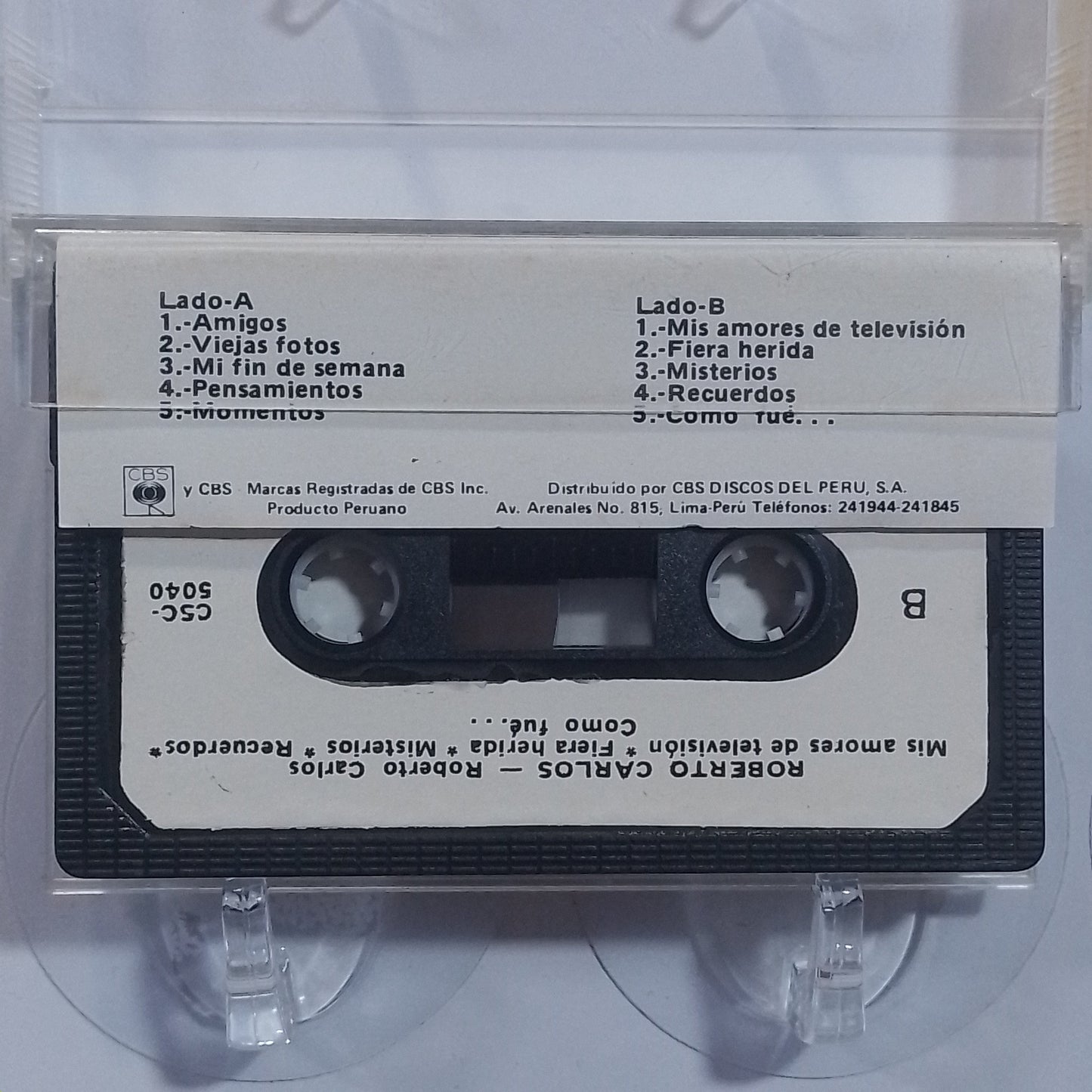 cassette roberto carlos roberto carlos made peru 1982 latin pop