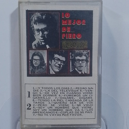 cassette Piero Lo Mejor De Piero made peru 1976 latin pop rock