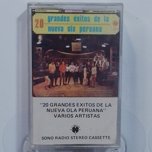 cassette 20 grandes exitos de la nueva ola peruana jorge conty jimmy santy gustavo hit moreno varios made peru 1967 rock latin