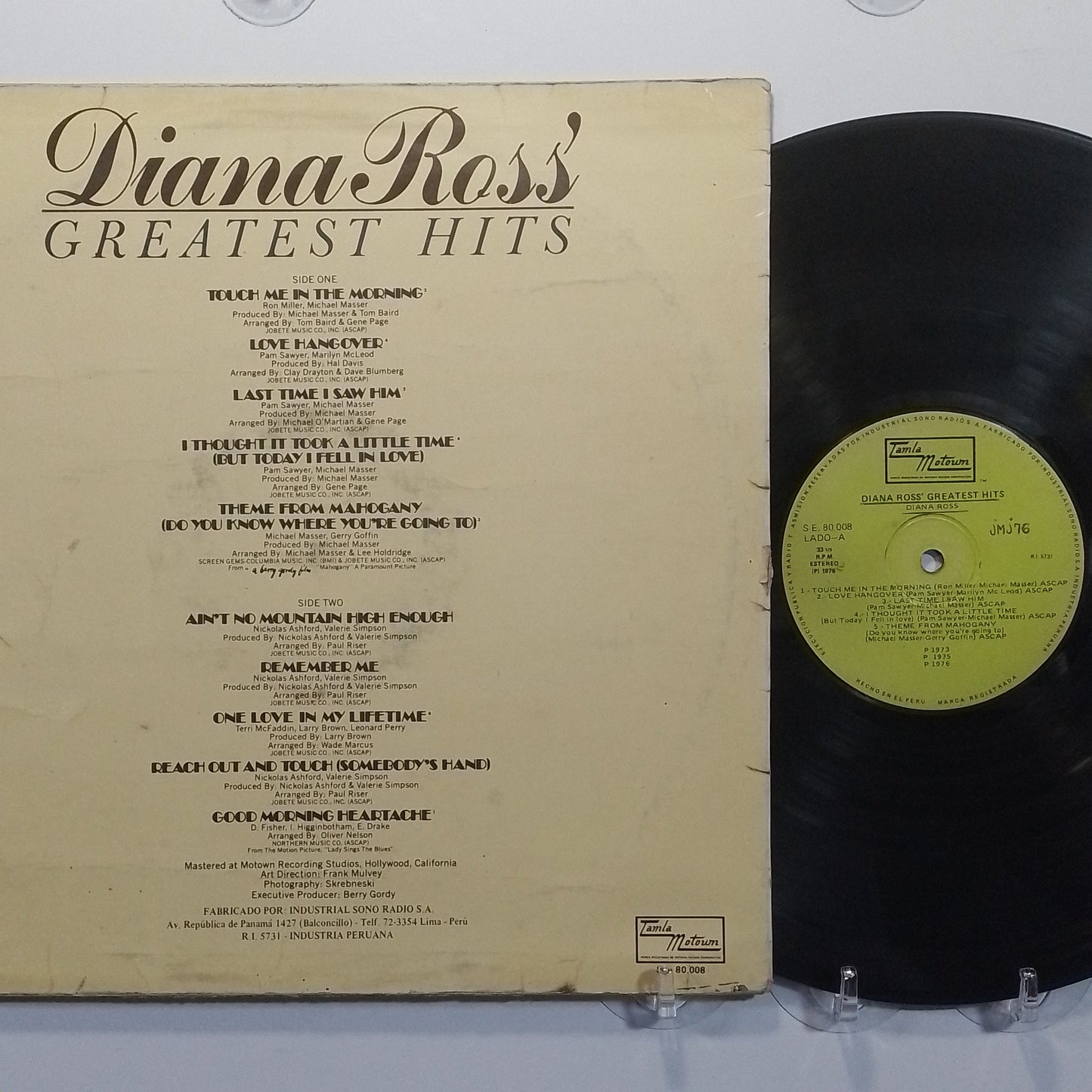 lp Diana Ross Greatest Hits made peru 1976 funk disco