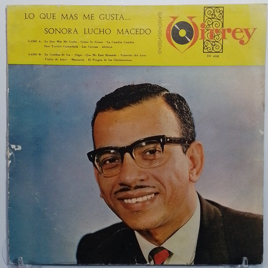lp Sonora Lucho Macedo Lo Que Mas Me Gusta made peru 1965 guaracha cumbia