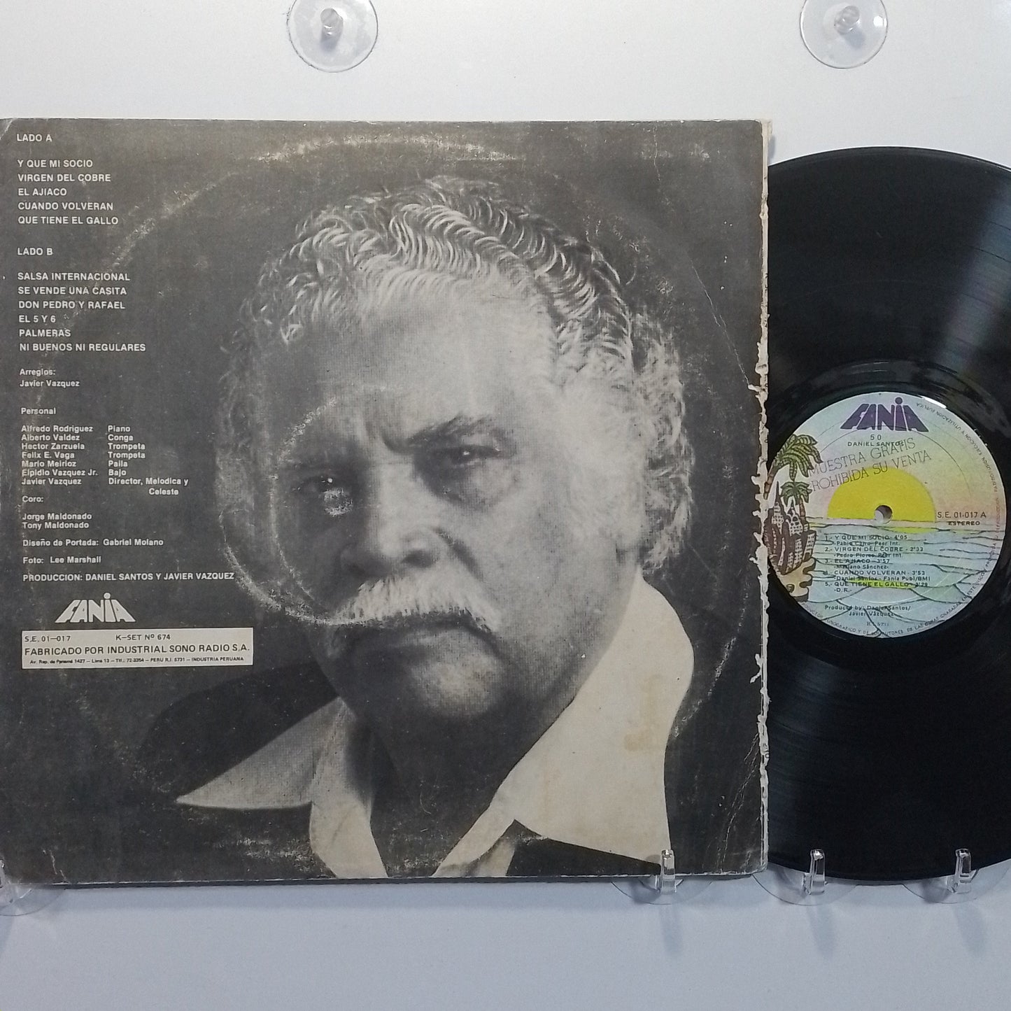 lp daniel santos 50 made peru 1980 promocional salsa