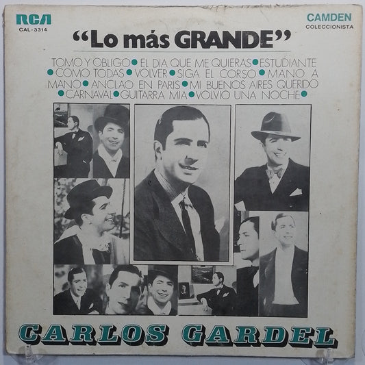 lp Carlos Gardel Lo Mas Grande made argentina 1976 tango folk