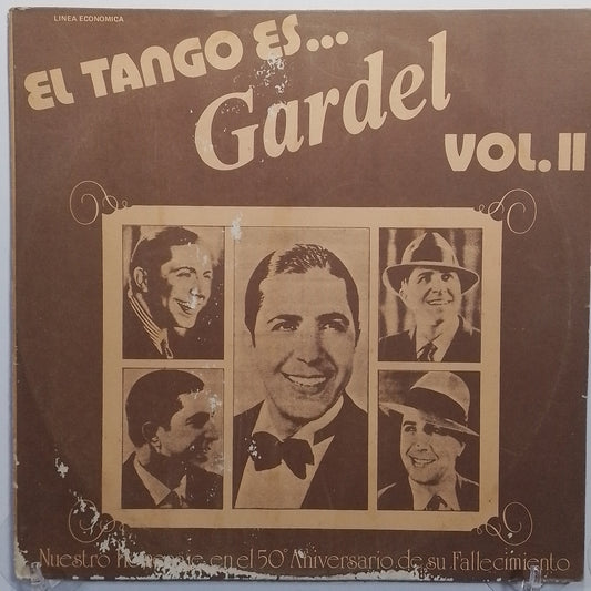 lp carlos gardel el tango es gardel vol 2 made peru 1985 tango folk