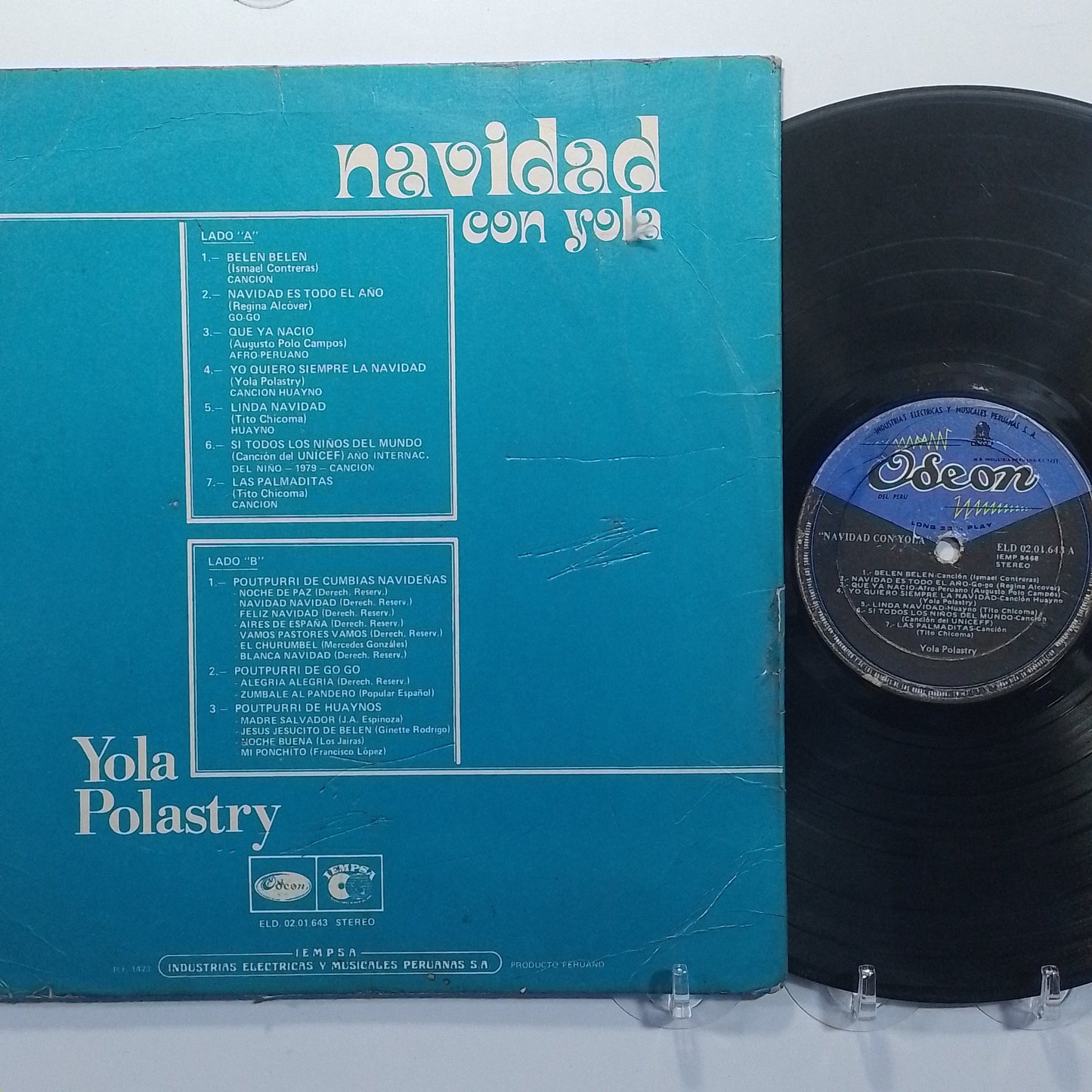 lp Yola Polastri Navidad Con Yola made peru 1978 infantil