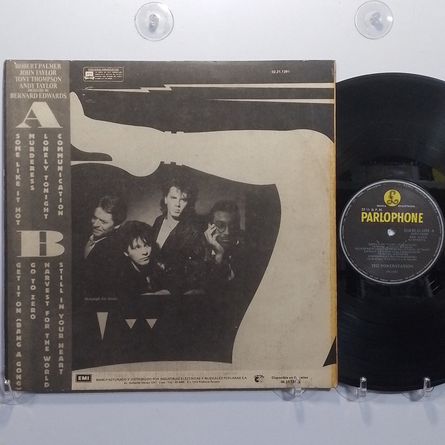 lp The Power Station The Power Station 33⅓ made peru 1985 pop rock