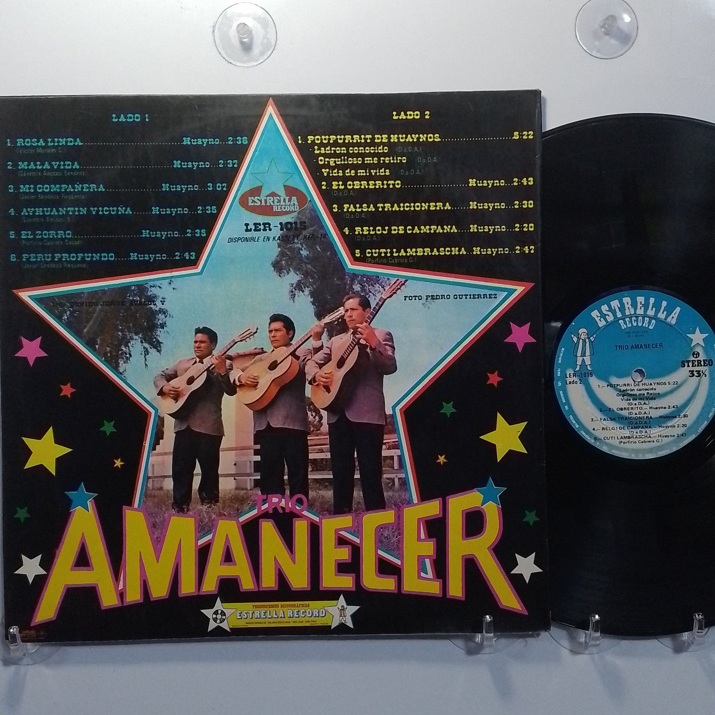 lp trio amanecer huancavelica made peru 1983 huayno folk