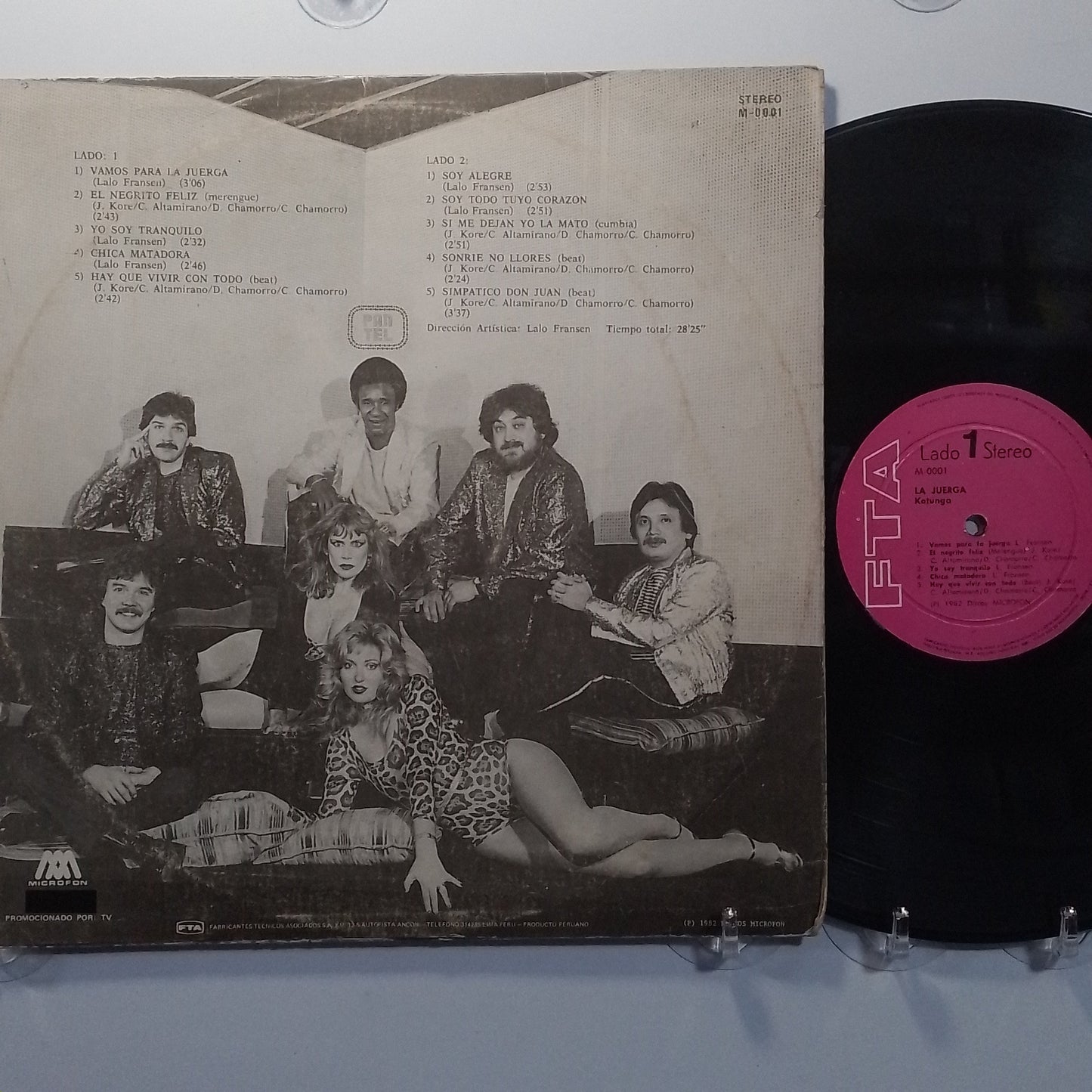 lp Katunga La Juerga made peru 1982 tropical