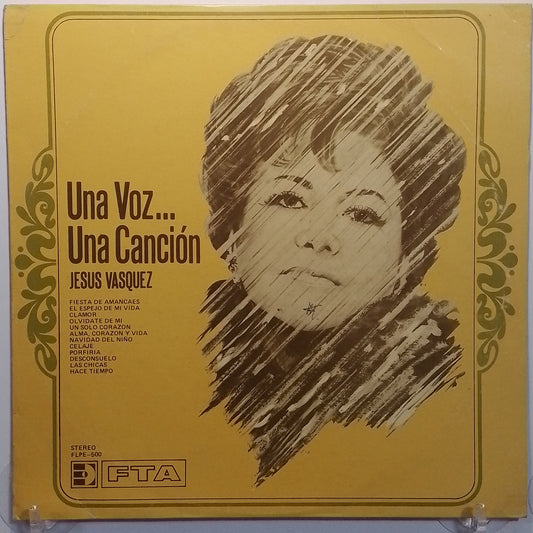 lp Jesus Vasquez Una Voz Una Cancion made peru 1976 criollo folk
