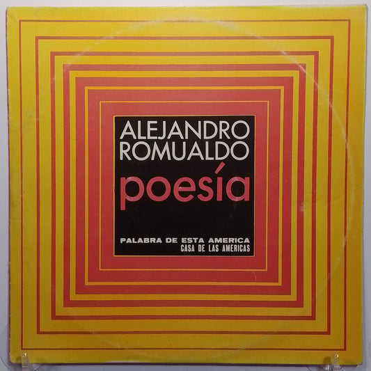lp Alejandro Romualdo Poesia Y Prosa made cuba 1981 poesia protesta