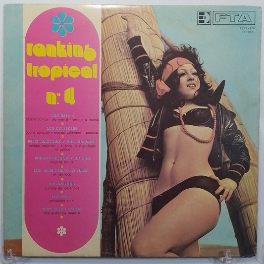 lp Ranking Tropical No 4 Los Girasoles Los Beta 5 Los Blue King's De Ñaña varios made peru 1974 latin cumbia