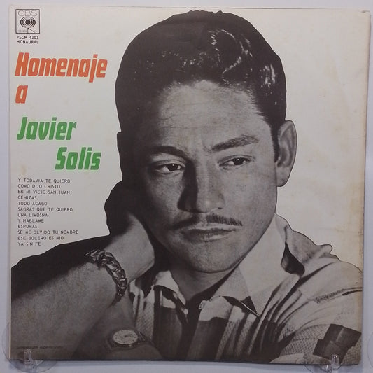 lp Javier Solis Homenaje A Javier Solis made peru 1966 bolero latin