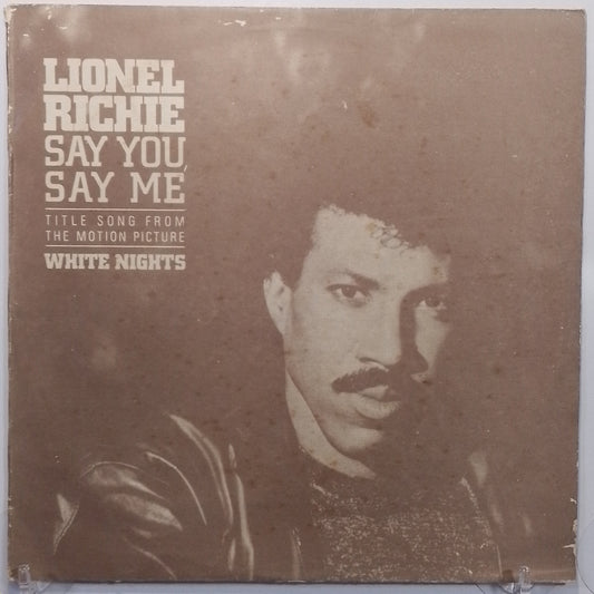 maxi single 12" Lionel Richie Say You Say Me made peru 1985 pop